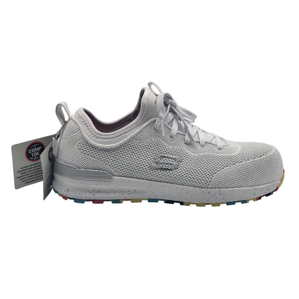 Skechers Bulkin‎ Balran Womens Size 7 Work and Safety Shoes 108033 White